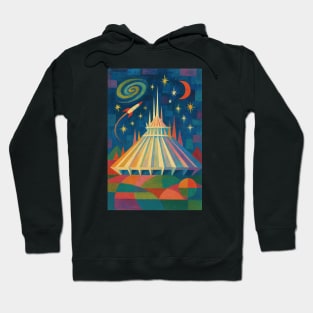 Space Mountain inspired by Mary Blair Hoodie